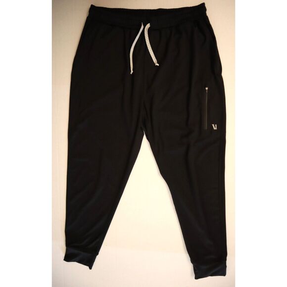 Vuori V416 Men's Sz Large Black Sunday Performance Athletic Slim Fit Joggers - Picture 1 of 11